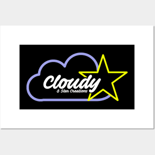 cloudy creations Posters and Art